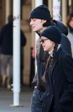 OLIVIA RODRIGO and Louis Partridge Out in New York 12/17/2023