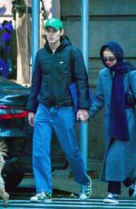 OLIVIA RODRIGO and Louis Partridge Step Out Holding Hands in New York 12/17/2023