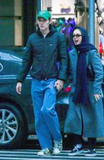 OLIVIA RODRIGO and Louis Partridge Step Out Holding Hands in New York 12/17/2023