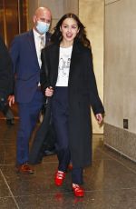 OLIVIA RODRIGO Leaves NBC Studio in New York 12/07/2023
