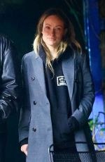OLIVIA WILDE and Bryn Mooser on a Dinner Date in Los Angeles 12/19/2023