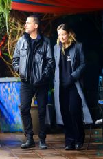 OLIVIA WILDE and Bryn Mooser on a Dinner Date in Los Angeles 12/19/2023