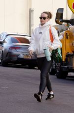 OLIVIA WILDE Arrives at Her Morning Gym Session in Studio City 12/04/2023