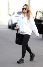 OLIVIA WILDE at a Gym in Los Angeles 12/11/2023