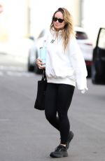 OLIVIA WILDE at a Gym in Los Angeles 12/11/2023