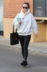 OLIVIA WILDE at a Gym in Los Angeles 12/11/2023