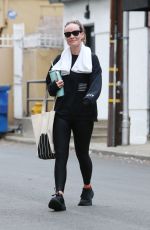 OLIVIA WILDE Leaves Tracy Anderson Gym in Los Angeles 12/18/2023