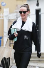 OLIVIA WILDE Leaves Tracy Anderson Gym in Los Angeles 12/18/2023