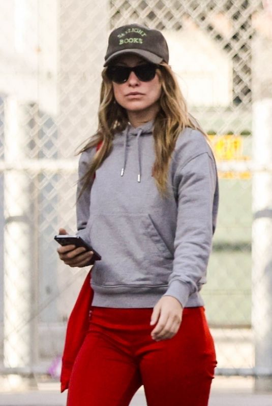 OLIVIA WILDE Out and About in Los Angeles 12/23/2023