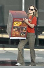 OLIVIA WILDE Out for Toy Shopping in Los Angeles 12/16/2023