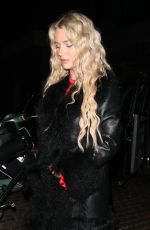 OTTIE MOSS Leaves Chiltern Firehouse in London 12/22/2023