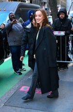 PHOEBE DYNEVOR Leaves Today Show in New York 12/19/2023