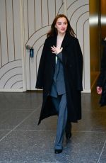 PHOEBE DYNEVOR Leaves Today Show in New York 12/19/2023