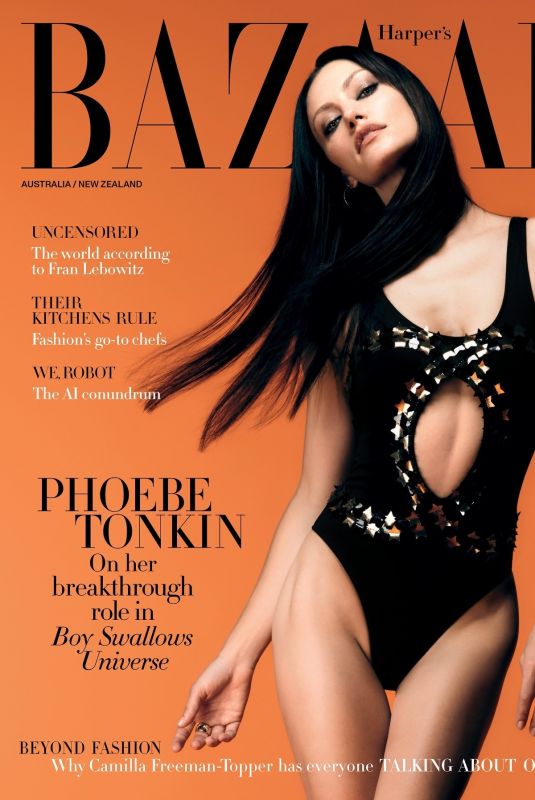 PHOEBE TONKIN on the Cover of FHrper