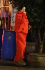 Pregnant ASHLEY BENSON and Brandon Davis Out for Dinner at Matsuhisa in Beverly Hills 12/20/2023