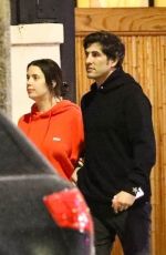 Pregnant ASHLEY BENSON and Brandon Davis Out for Dinner at Matsuhisa in Beverly Hills 12/20/2023