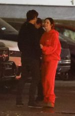 Pregnant ASHLEY BENSON and Brandon Davis Out for Dinner at Matsuhisa in Beverly Hills 12/20/2023