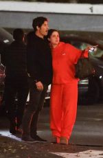 Pregnant ASHLEY BENSON and Brandon Davis Out for Dinner at Matsuhisa in Beverly Hills 12/20/2023