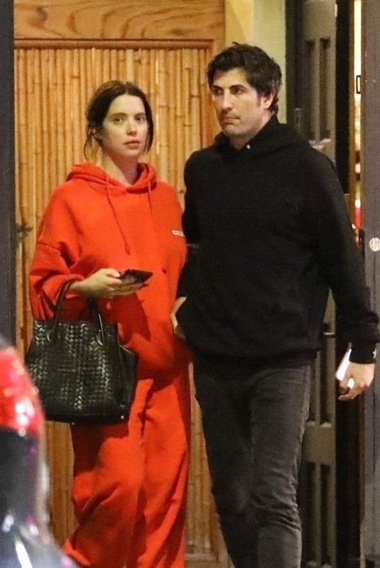 Pregnant ASHLEY BENSON and Brandon Davis Out for Dinner at Matsuhisa in Beverly Hills 12/20/2023