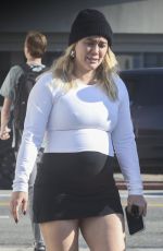 Pregnant HILARY DUFF and Matthew Koma Out on Christmas Eve in Los Angeles 12/24/2023