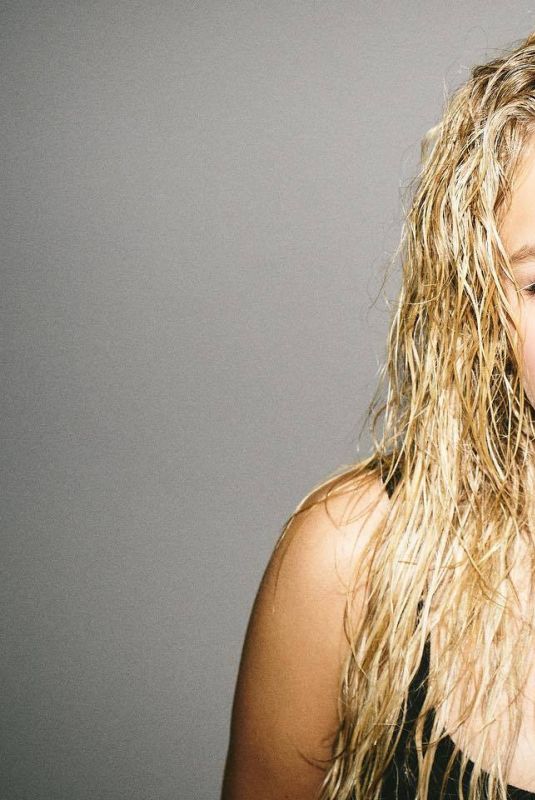 PRESSLEY HOSBACH at a Photoshoot, December 2023