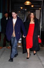PRIYANKA CHOPRA and Nick Jonas Heading to a Wedding at Casa Cipriani in New York 11/30/2023