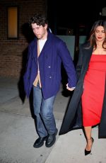 PRIYANKA CHOPRA and Nick Jonas Heading to a Wedding at Casa Cipriani in New York 11/30/2023