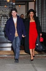 PRIYANKA CHOPRA and Nick Jonas Heading to a Wedding at Casa Cipriani in New York 11/30/2023