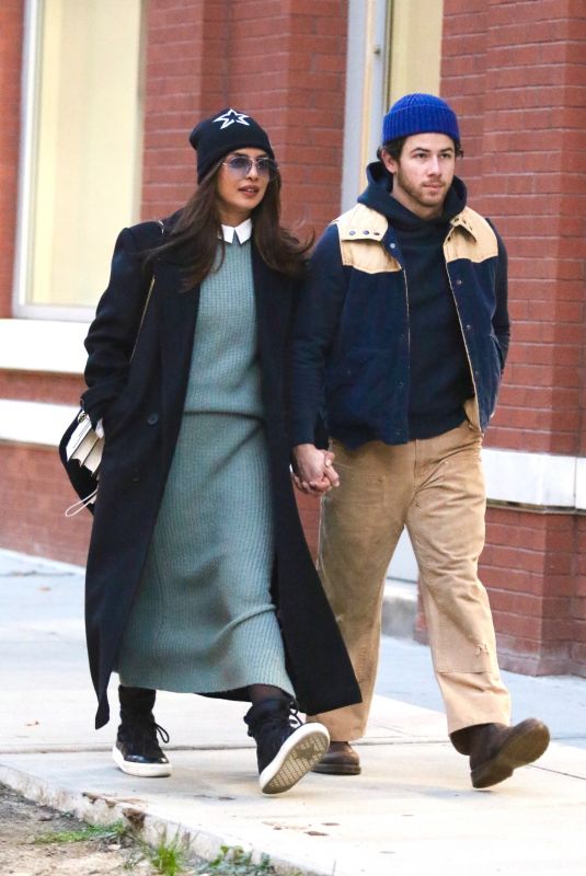 PRIYANKA CHOPRA and Nick Jonas Out and About in New York 11/30/2023