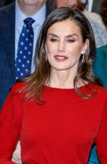 QUEEN LETIZIA OF SPAIN at Annual Meeting of Instituto Cervantes Center Directors in Aviles 12/19/2023