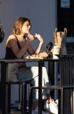 RAQUEL LEVISS Out for Lunch with a Friend in Los Angeles 12/01/2023