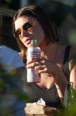 RAQUEL LEVISS Out for Lunch with a Friend in Los Angeles 12/01/2023