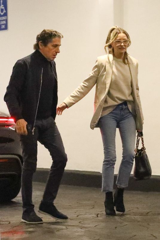 REBECCA GAYHEART and Peter Morton Out for Dinner at E Baldi in Beverly Hills 12/09/2023