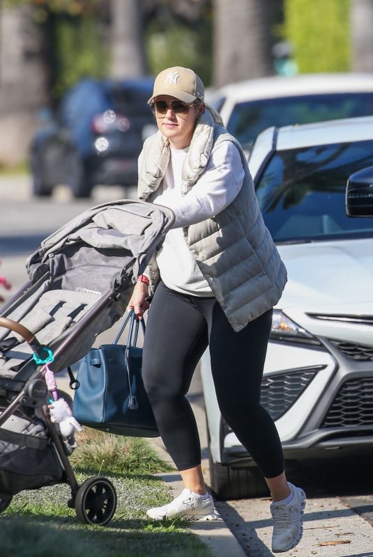 REBEL WILSON Out with Her Baby Girl in Beverly Hills 12/28/2023