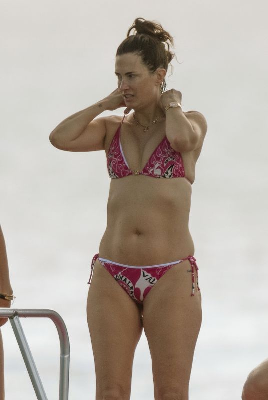 RHE A DURHAM in Bikini at a Beach in Barbados 12/27/2023