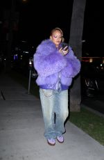 RIHANNA Arrives at at Rocks Fenty x Puma Avanti Sneakers Activation Event in Hollywood 12/18/2023