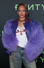 RIHANNA at Fenty x Puma Creeper Phatty Launch Party in Los Angeles 12/18/2023