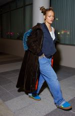 RIHANNA Out and About in Los Angeles 11/30/2023