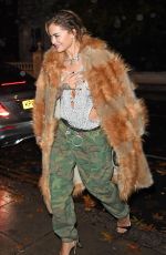 RITA ORA Arrives at Charlott Tilbury