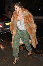 RITA ORA Arrives at Charlott Tilbury