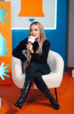 RITA ORA at An Interview for Capital at O2 Arena in London 12/10/2023