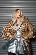 RITA ORA at Backstage Before Performing at O2 Arena for Jingle Bell Ball in London 12/10/2023