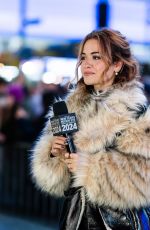 RITA ORA at Times Square in New York 12/30/2023
