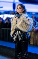 RITA ORA at Times Square in New York 12/30/2023