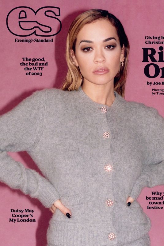 RITA ORA in Evening Standard Magazine, December 2023