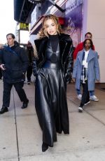 RITA ORA Leaves Her Hotel in New York 12/29/2023