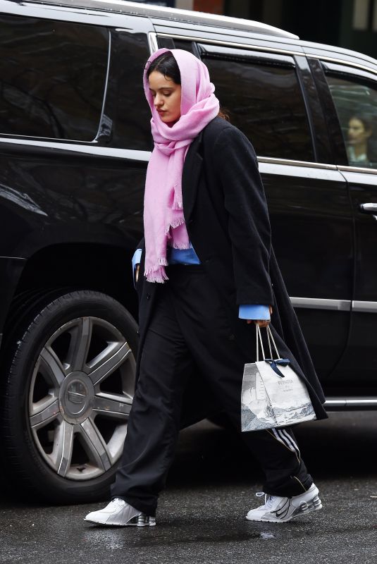 ROSALIA Arrives at Greenwich Hotel in New York 12/28/2023