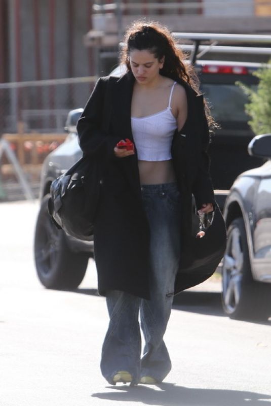 ROSALIA Leaves a Local Gym in Encino 12/01/2023