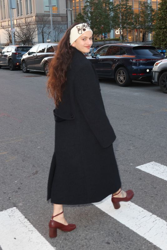 ROSALIA Leaves Greenwich Hotel in New York 12/21/2023