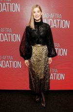 ROSAMUND PIKE at Saltburn SAG-AFTRA Foundation Screening and Q&A in New York 12/11/2023
